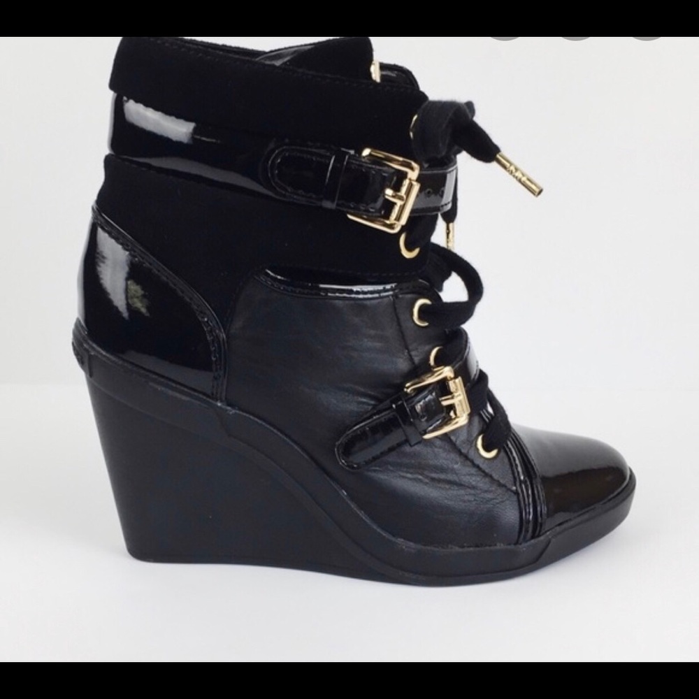 COPY - Michael Kors Black Wedge Boots